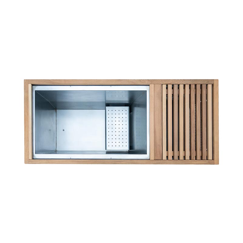 Suur Red Cedar Cold Plunge 304 roostevabast terasest