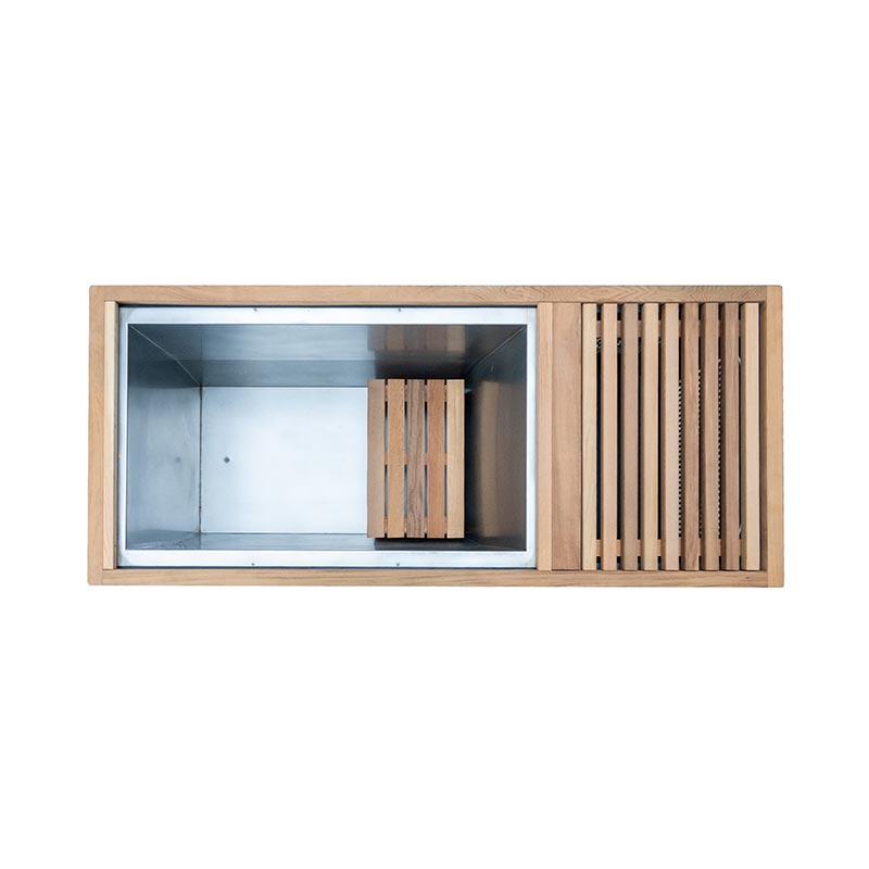 Suur Red Cedar Cold Plunge 304 roostevabast terasest