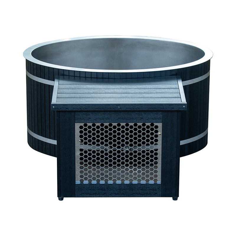 Ovaalne külmvesi roostevabast terasest vanniga Ovaalne külmvesi roostevabast terasest vanniga